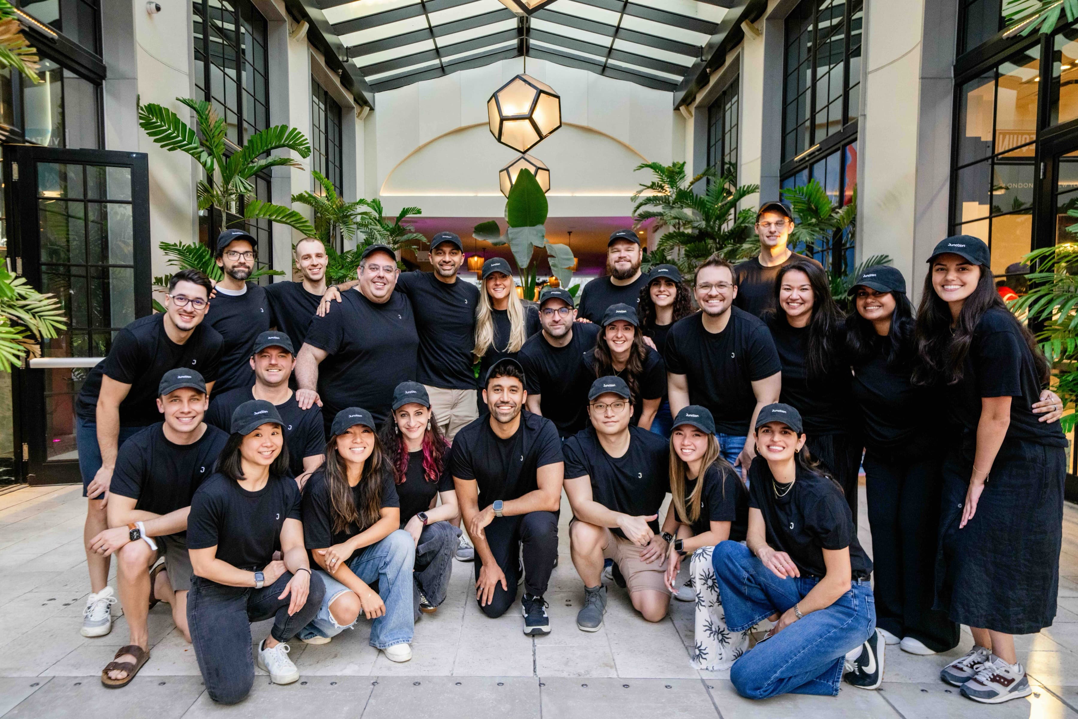 Junction team in matching swag